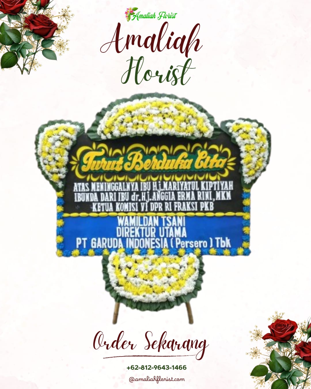 Papan Bunga Duka Sambirejo